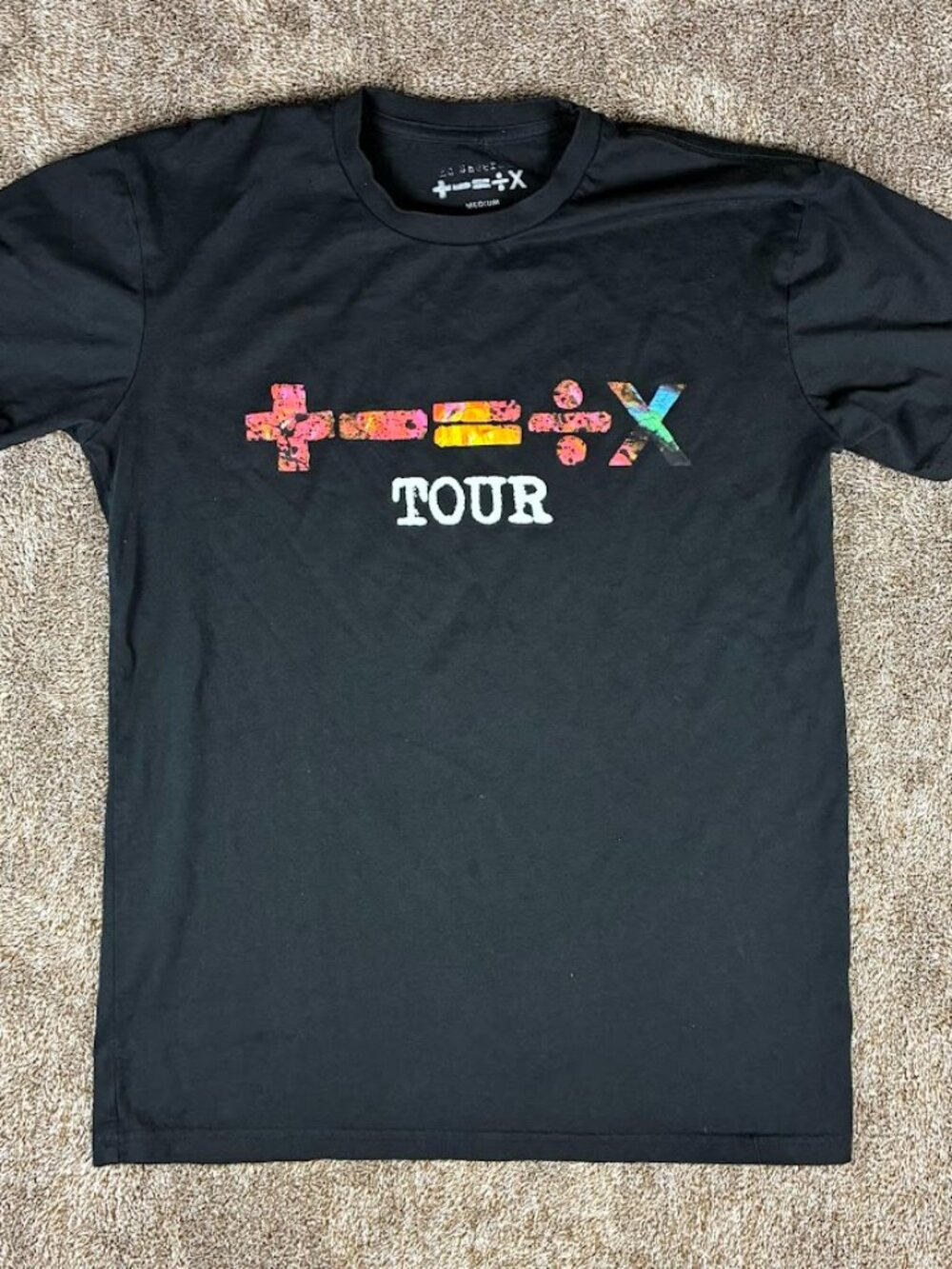 Ed Sheeran 2023 Mathematics Tour Las Vegas T Shirt Mens Size Medium